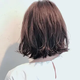 ミディアム カラー 伊藤 さやかのヘアスタイル