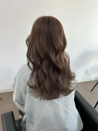 セミロング 川元 春奈のヘアスタイル