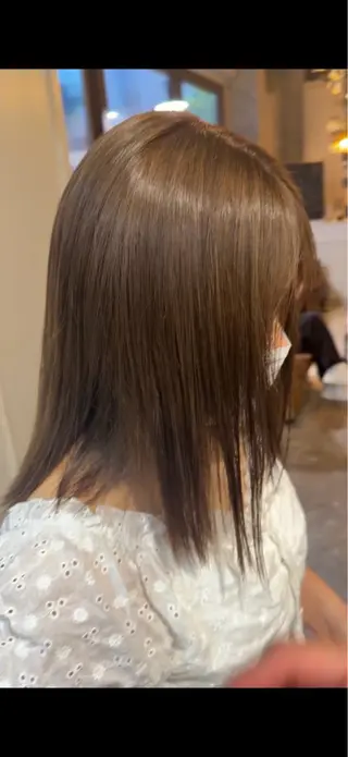 ミディアム 💖艶ダメージレス激 可愛カラーKAO💖のヘアスタイル