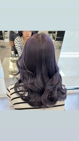 セミロング カラー 大阪ハイトーン /MYUUのヘアスタイル