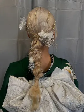 ヘアアレンジ 菊池 栄里奈のヘアスタイル
