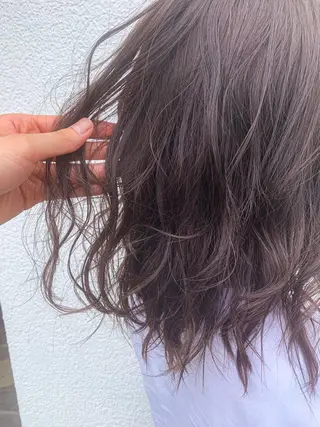 セミロング カラー ヘアアレンジ メンズパーマ職人 加藤 弘貴のヘアスタイル