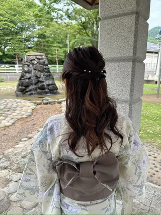 ヘアアレンジ 飛彈 優風のヘアスタイル