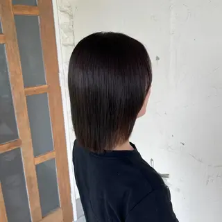 カラー ルプラボウ ふくい きなりのヘアスタイル