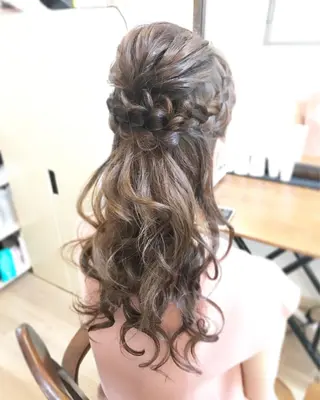 ロング ヘアアレンジ 早朝✨ヘアセット 着付け/清水玲歌のヘアスタイル