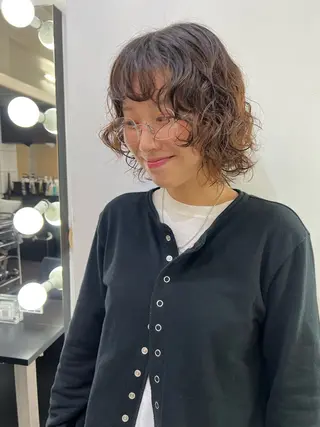 パーマ 🎀ハイトーン カラー/宮澤 希🎀のヘアスタイル