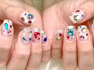 ネイル lucky nail 歌舞伎町のネイルデザイン