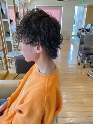 パーマ メンズ 村松 寛太のヘアスタイル