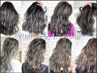 ロング カラー ヘアアレンジ VIM hairおもろまち店のヘアスタイル