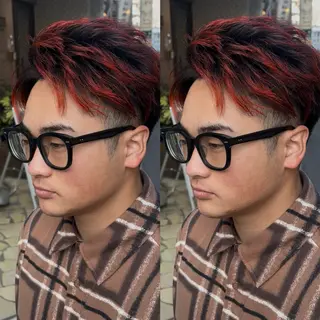 ショート カラー メンズ 🌫️EARTH 【タツキ】🌫️のヘアスタイル