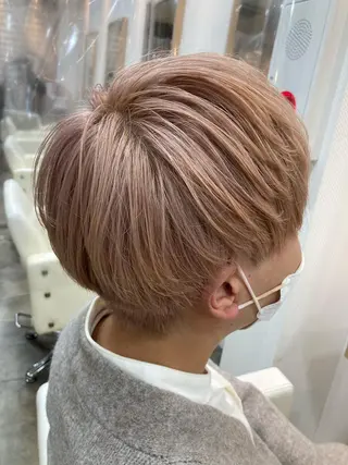 ショート カラー メンズ ✂️ショート指名 No.1 鍋田 貴大のヘアスタイル