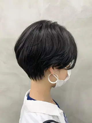 ショート 🌿似合わせ透明感 カラー松本朋幸🌿のヘアスタイル
