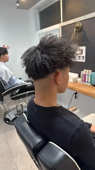 パーマ メンズ 律喜/パーマ /メンズ/フェードのヘアスタイル
