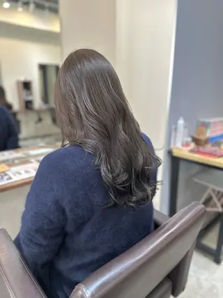 ロング カラー パーマ 平日オススメ✨ プチプラ✨山下のヘアスタイル