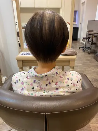 ショート 長嶋 花梨のヘアスタイル