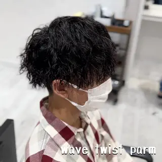 パーマ メンズ 瀬野凌介/メンズ カット/パーマのヘアスタイル