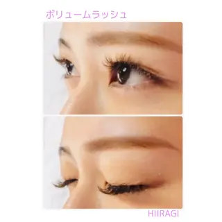 マツエク・マツパ 美容室 HIIRAGIのマツエク・マツパデザイン