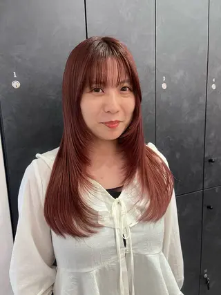 ロング カラー Ｖｉｏｔ  銀座 樋口 桃佳のヘアスタイル