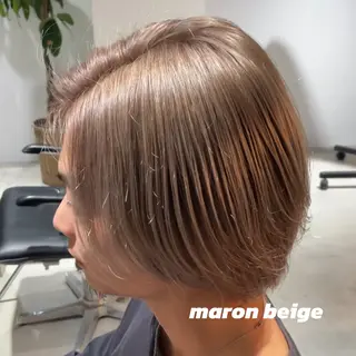 セミロング カラー メンズパーマ Dover島村祐輝のヘアスタイル