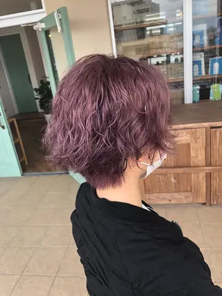 ショート パーマ Teru Babaのヘアスタイル