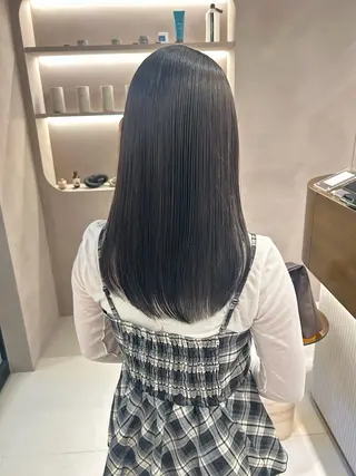 セミロング カラー 【透明感カラー】 harunaのヘアスタイル