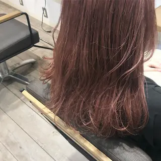 ミディアム カラー パーマ ヘアアレンジ 顔周りカット・相談 レイヤーも◎しずくのヘアスタイル