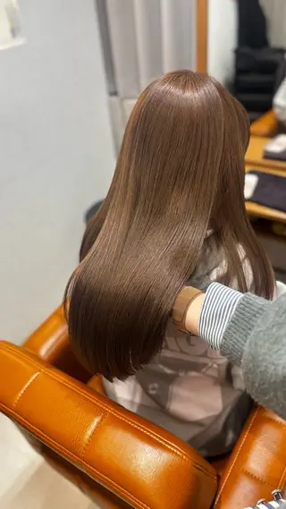 ロング カラー 【完全個室】髪質改善 暖色カラー/山崎唯奈のヘアスタイル