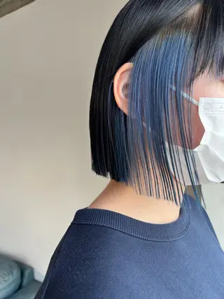ショート カラー ヘアアレンジ Luana / 公式 / 大通のヘアスタイル