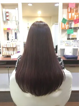 ロング カラー 加藤 憂のヘアスタイル