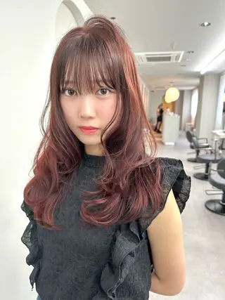 ロング カラー 香月 元希のヘアスタイル