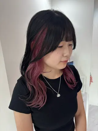 ロング カラー SAYAKA 🍒／ボブ／暖色のヘアスタイル
