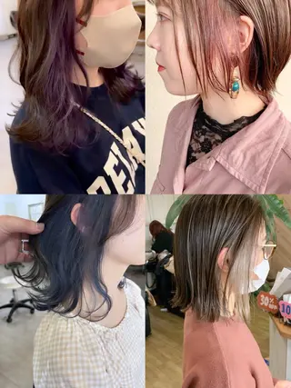 カラー 本町/新町/心斎橋 透明感カラーSANCのヘアスタイル
