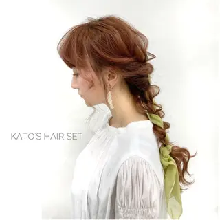 ロング ヘアアレンジ LITTLE _KATOのヘアスタイル