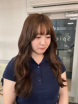 セミロング girly/ヘア メイクMitsukiのヘアスタイル