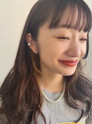 ロング マツダテ ホノカのヘアスタイル