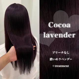 ロング カラー 韓国風艶髪🎀 暖色カラー🤍のヘアスタイル