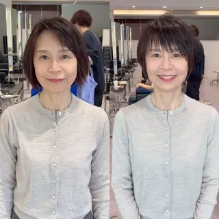 ショート ✨大人ショート特化 /カットモデル/銀座のヘアスタイル
