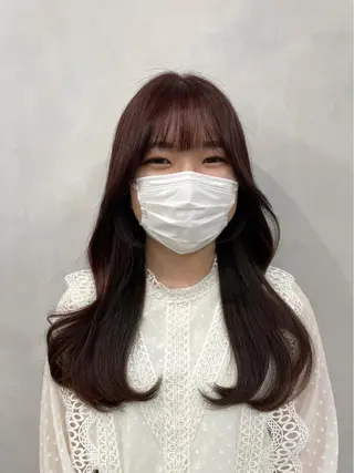 ロング ❤︎︎韓国ヘア❤︎︎ 𝑺𝒉𝒊𝒉𝒐のヘアスタイル