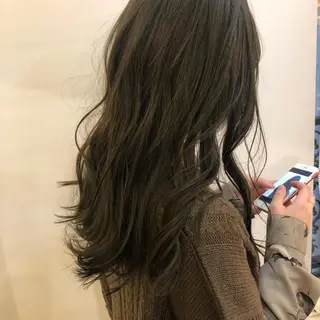 ロング カラー ボブ/ミディアム RIONAのヘアスタイル