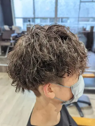パーマ メンズ bathair  所属・bathair 持田侑祐のヘアスタイル