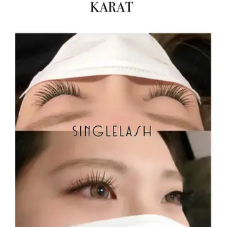 マツエク・マツパ ★KAEDE★伊勢崎 【KARAT】のマツエク・マツパデザイン