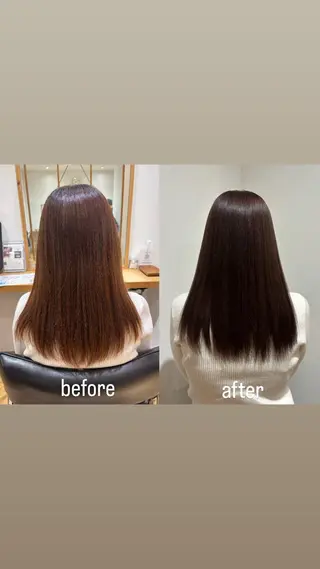 カラー 渋川 真奈のヘアスタイル