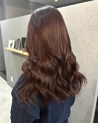 ロング カラー 後藤紗英/髪質改善 /オリーブベージュのヘアスタイル