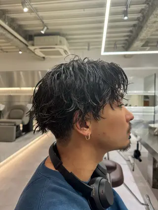 パーマ メンズ メンズ特化ニュアンス パーマ RYOのヘアスタイル