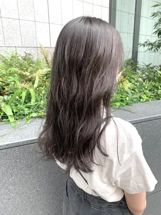ロング カラー 肌に馴染むカラー 梅田・増田のヘアスタイル