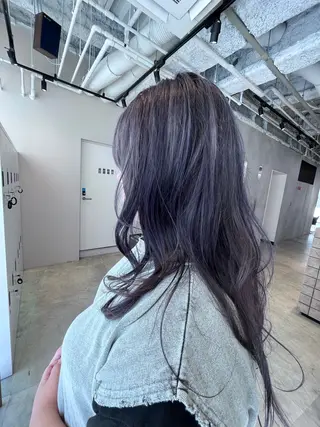 ロング カラー ハイトーンカラー/ 田中和磨のヘアスタイル