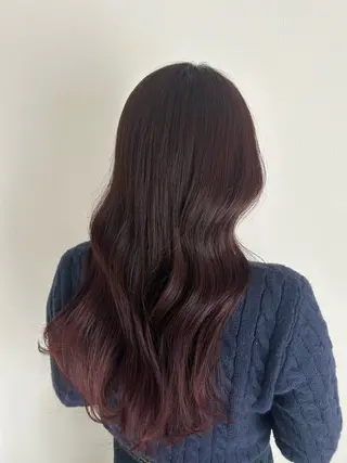 ロング カラー 小澤 一稀のヘアスタイル