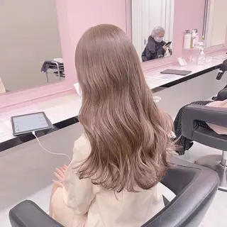 ロング カラー ハイトーン/韓国 レイヤー/るか🎀のヘアスタイル