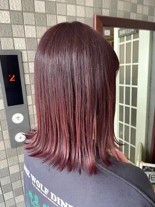 ミディアム カラー ｼﾉｻﾞｷ ｷﾅのヘアスタイル