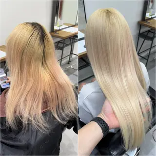 ロング カラー KEISUKE🐶 カラー✨エクステのヘアスタイル